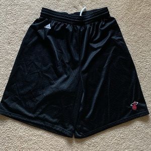 VTG RARE Miami Heat Adidas Shorts